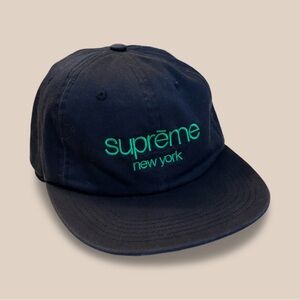 Supreme - Supreme New York Twill Adjustable Cap - Men’s, Blue/Green